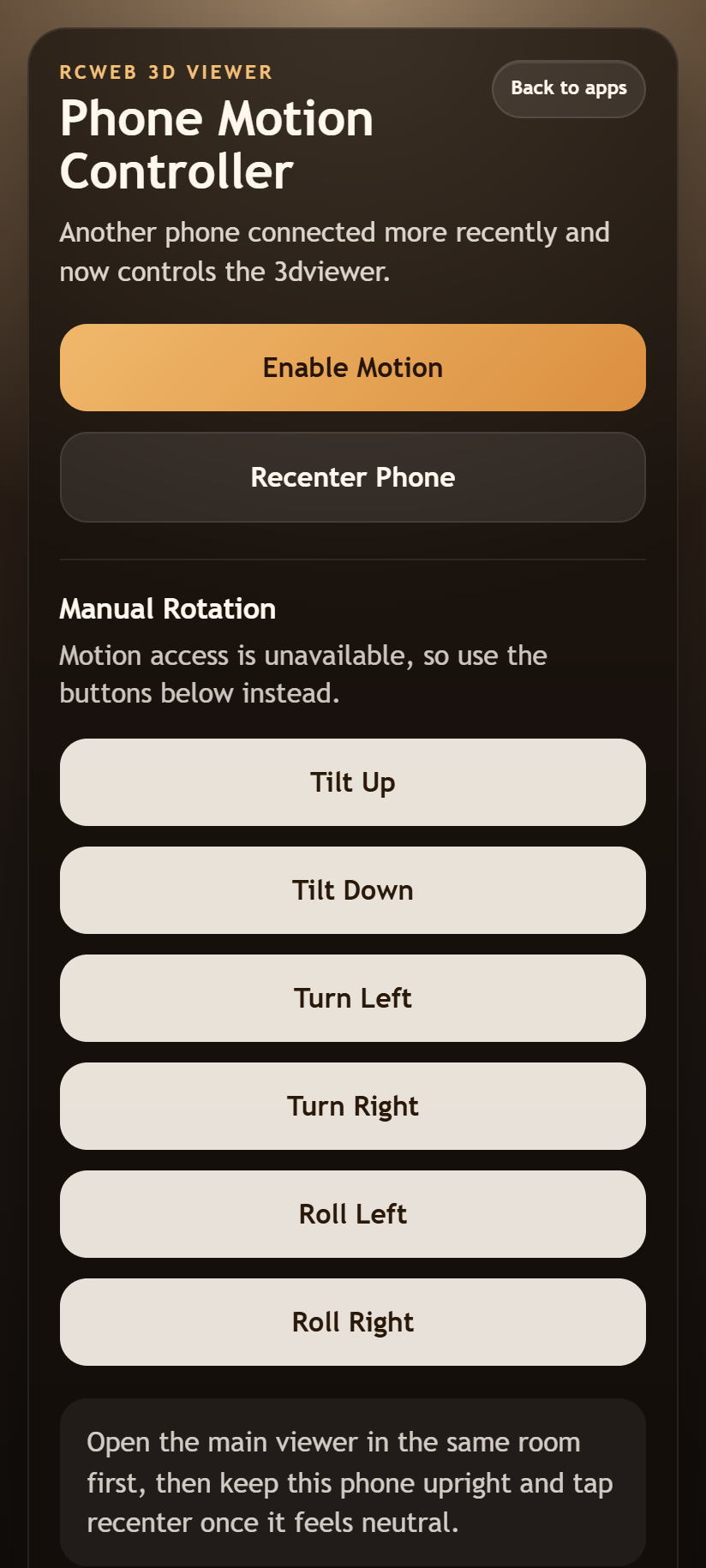 Controller handover after a second phone takes control
