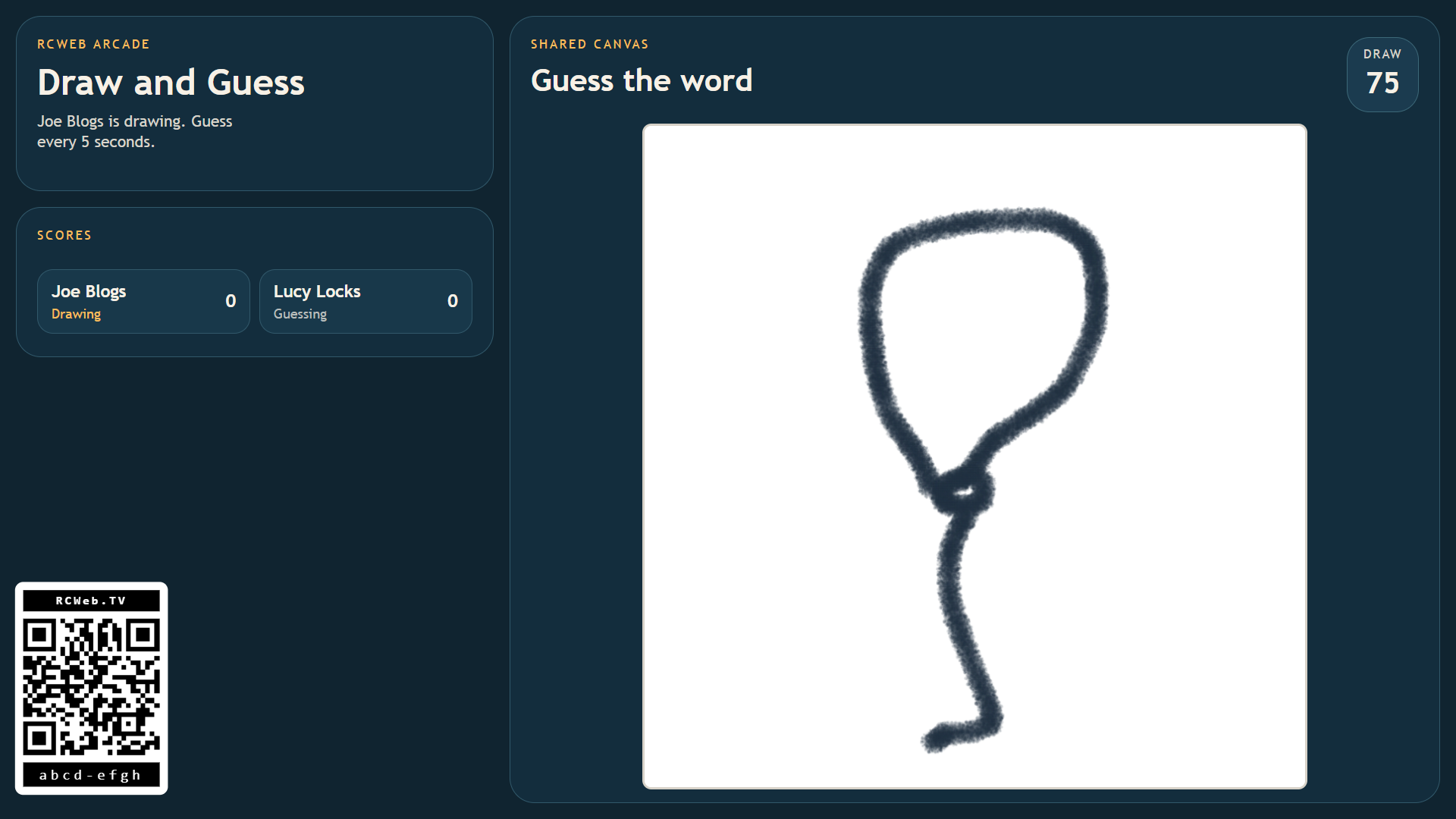 Draw and Guess Display screenshot