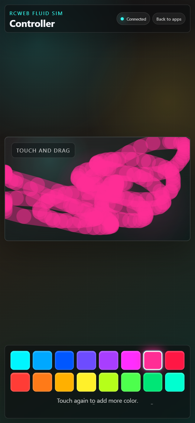 Fluid Simulation App screenshot
