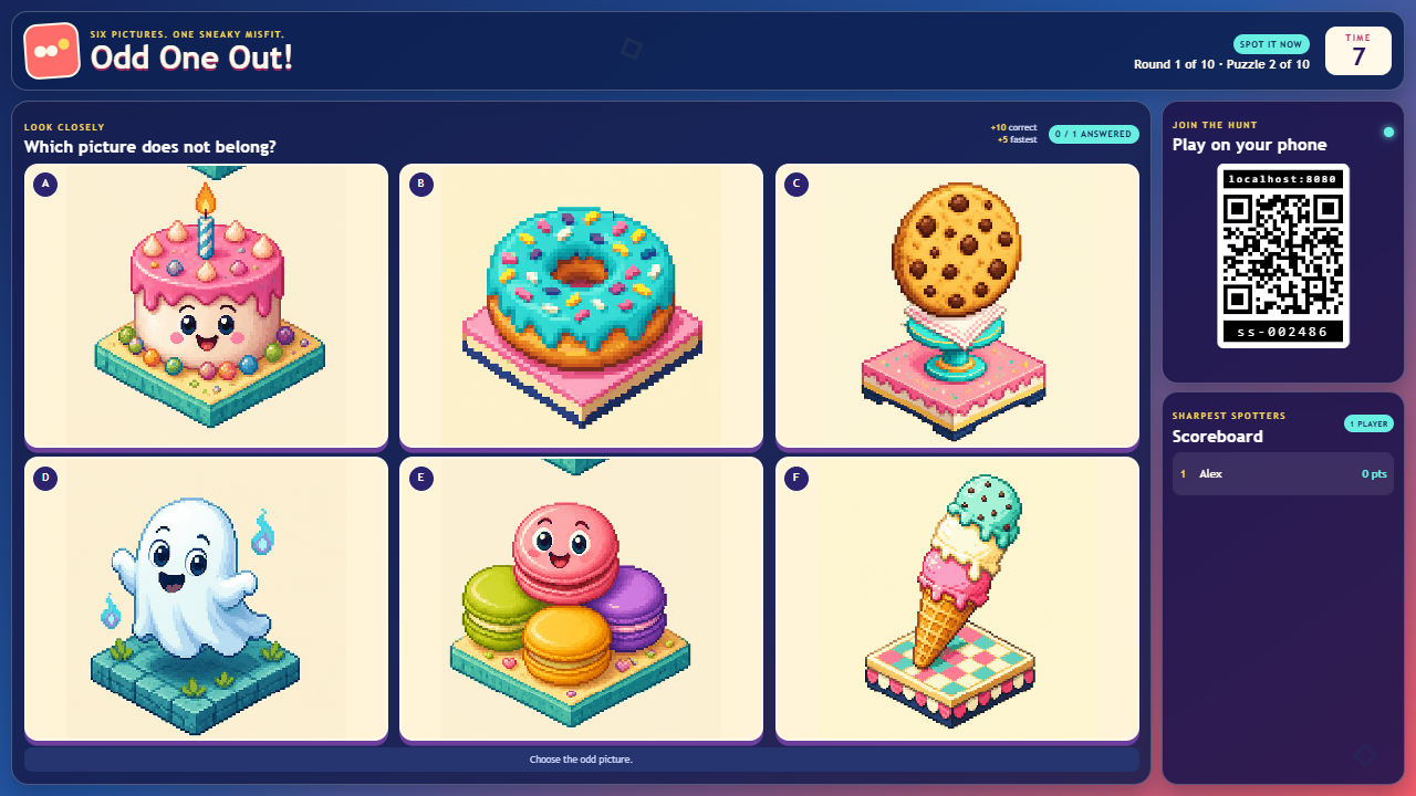 Next picture puzzle in the round