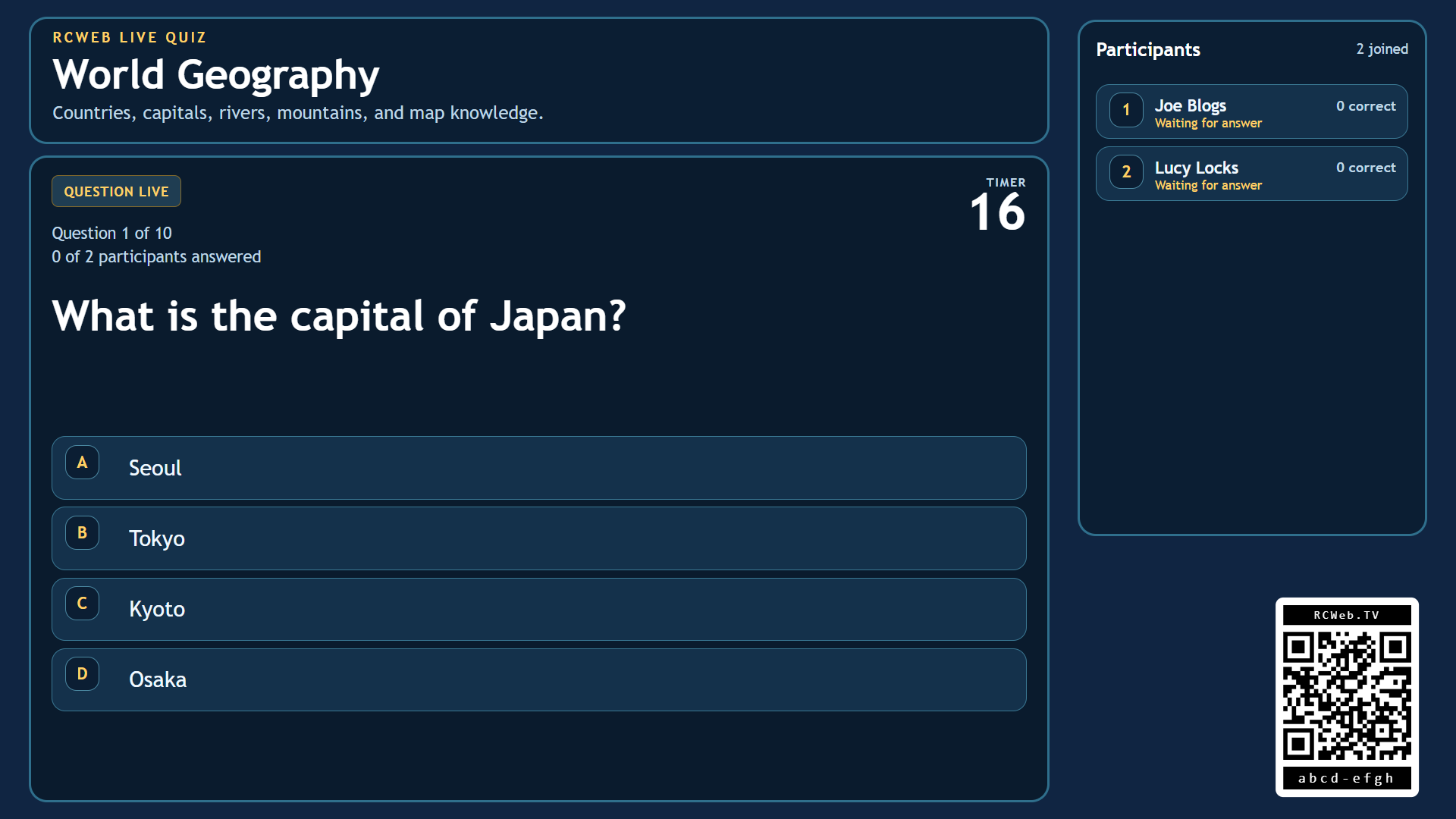 Quiz App screenshot