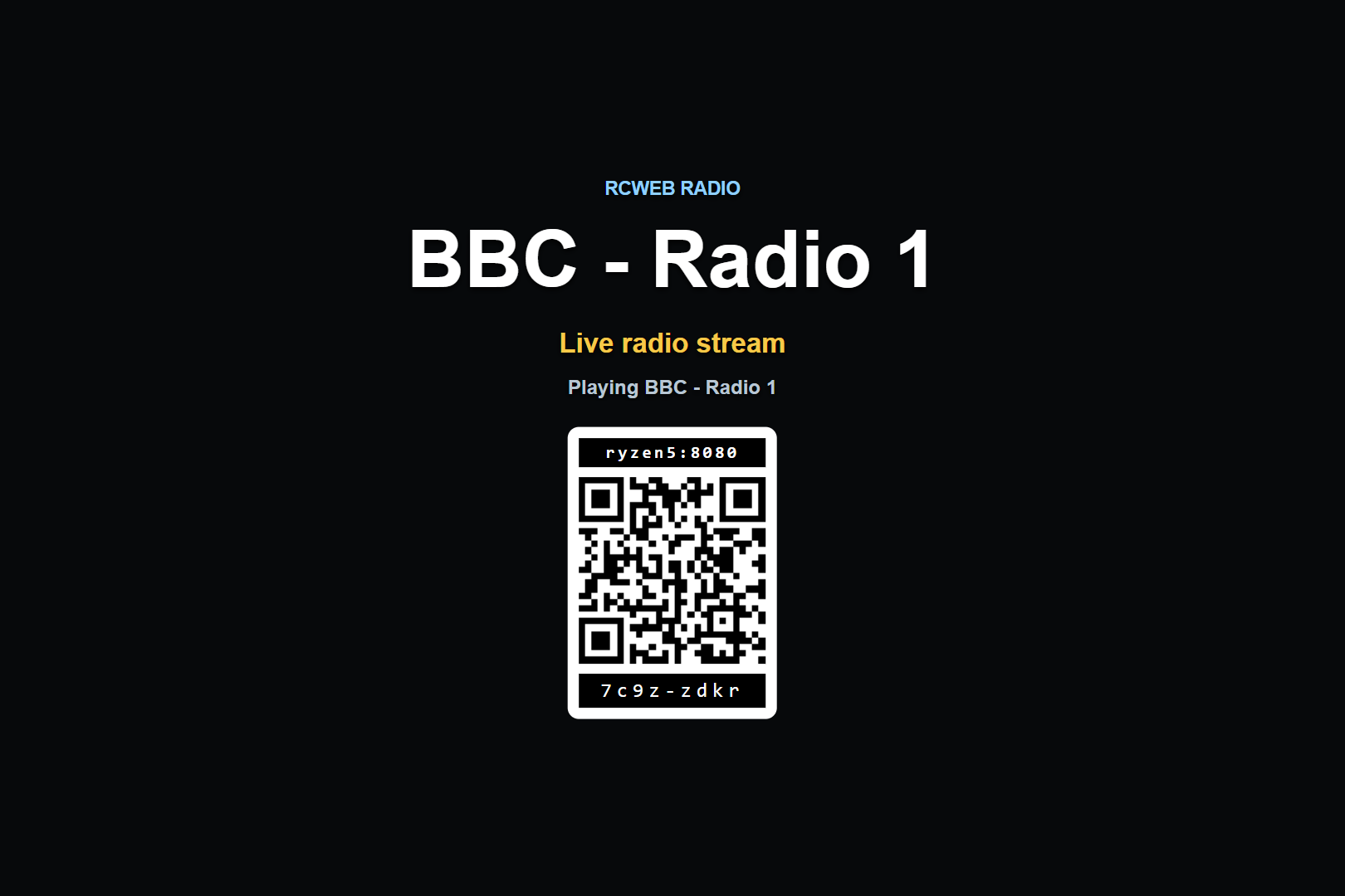 Radio App screenshot