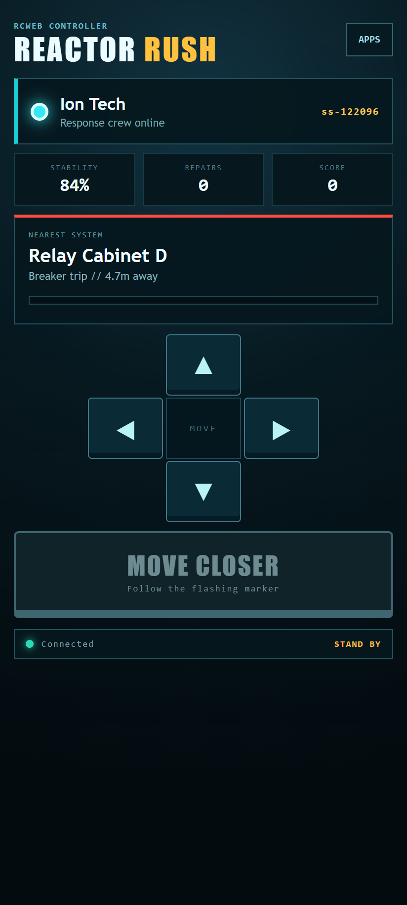 Controller during the later shift
