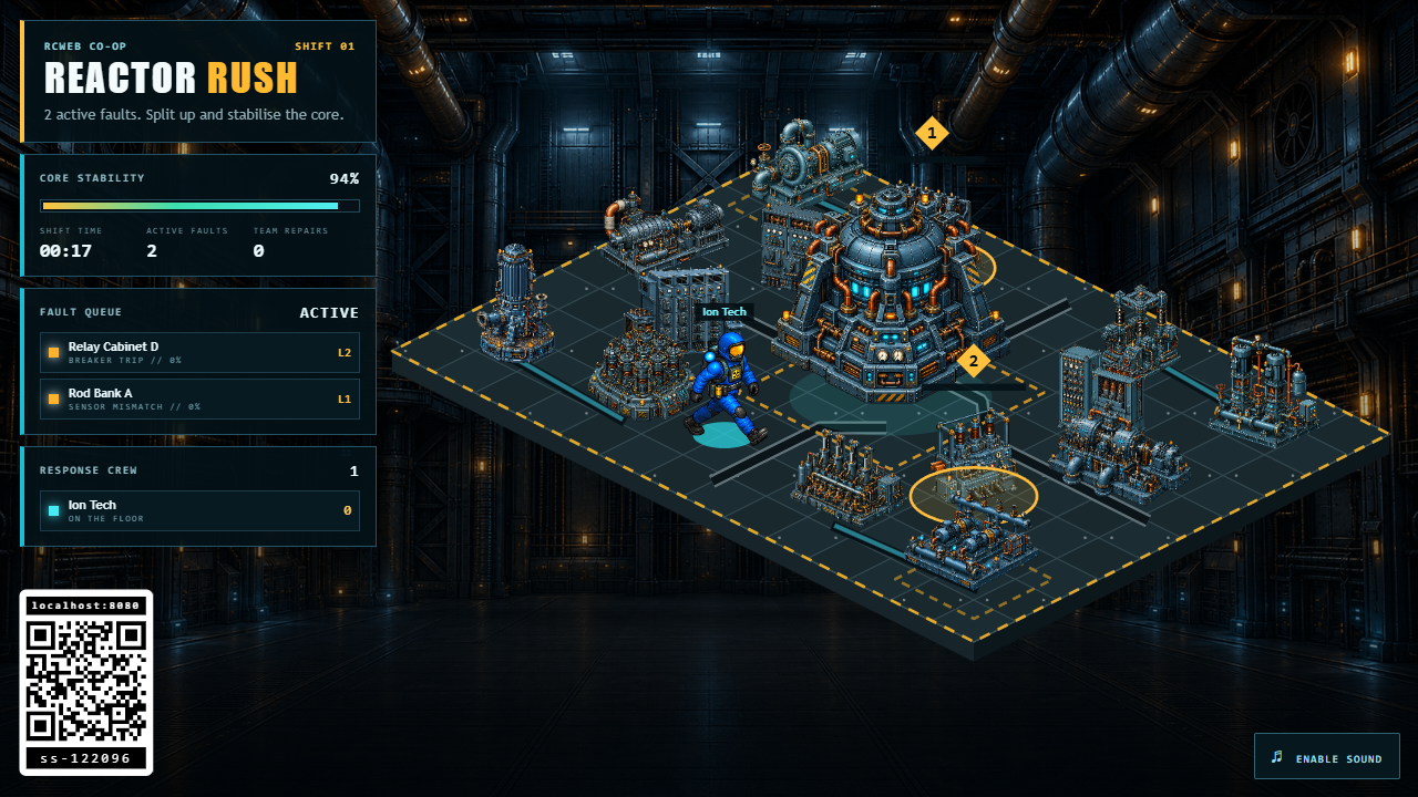 Reactor stability after technician movement