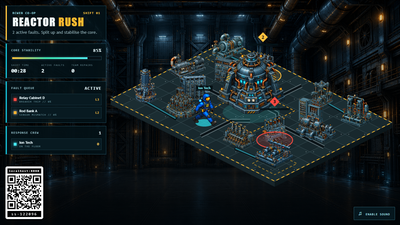 Reactor rush later shift state