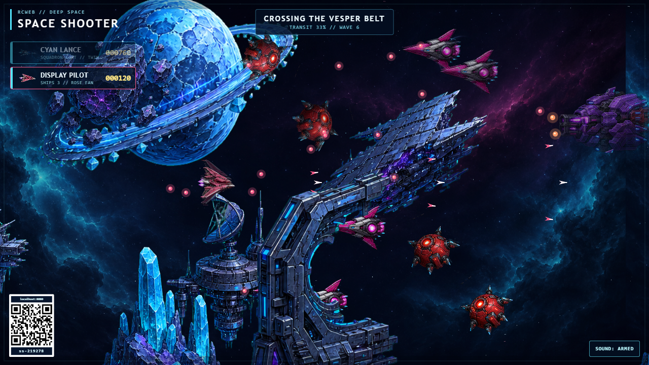 Ship maneuvering across the Vesper Belt