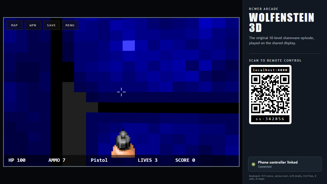 Firing in the Wolfenstein level